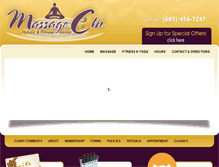 Tablet Screenshot of massagechicenter.com